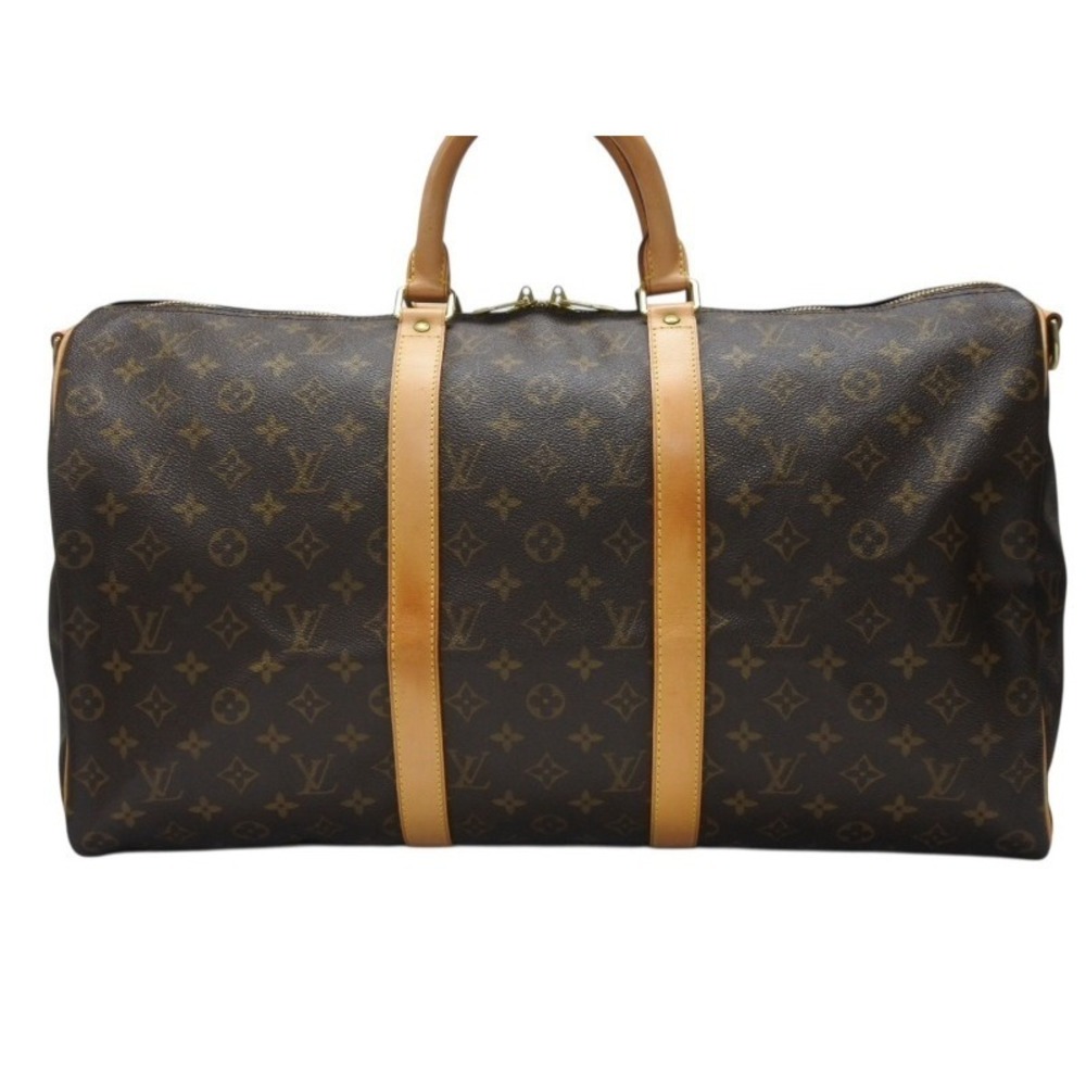 Louis Vuitton Bandouliere Monogram Brown Boston Keepall Bag - Picture 1 of 9
